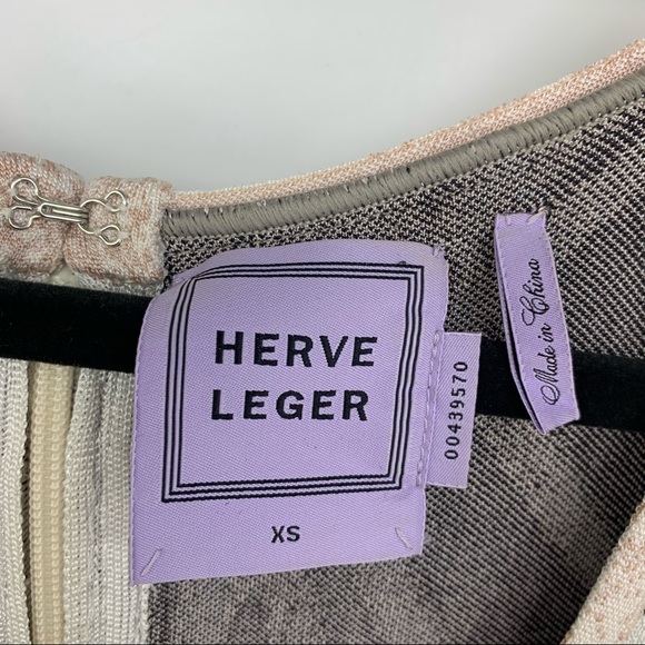 Hervé Leger Eva Anthracomb Night Out Dress - Picture 14 of 16